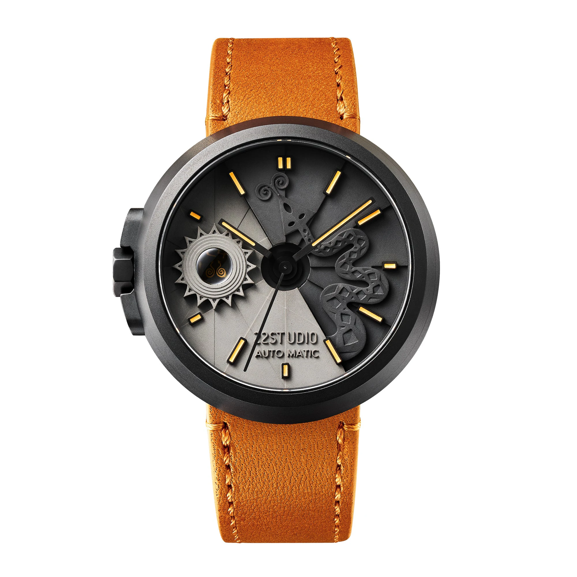 22 Studio 4D Concrete Watch Automatic 45mm Snake Edition