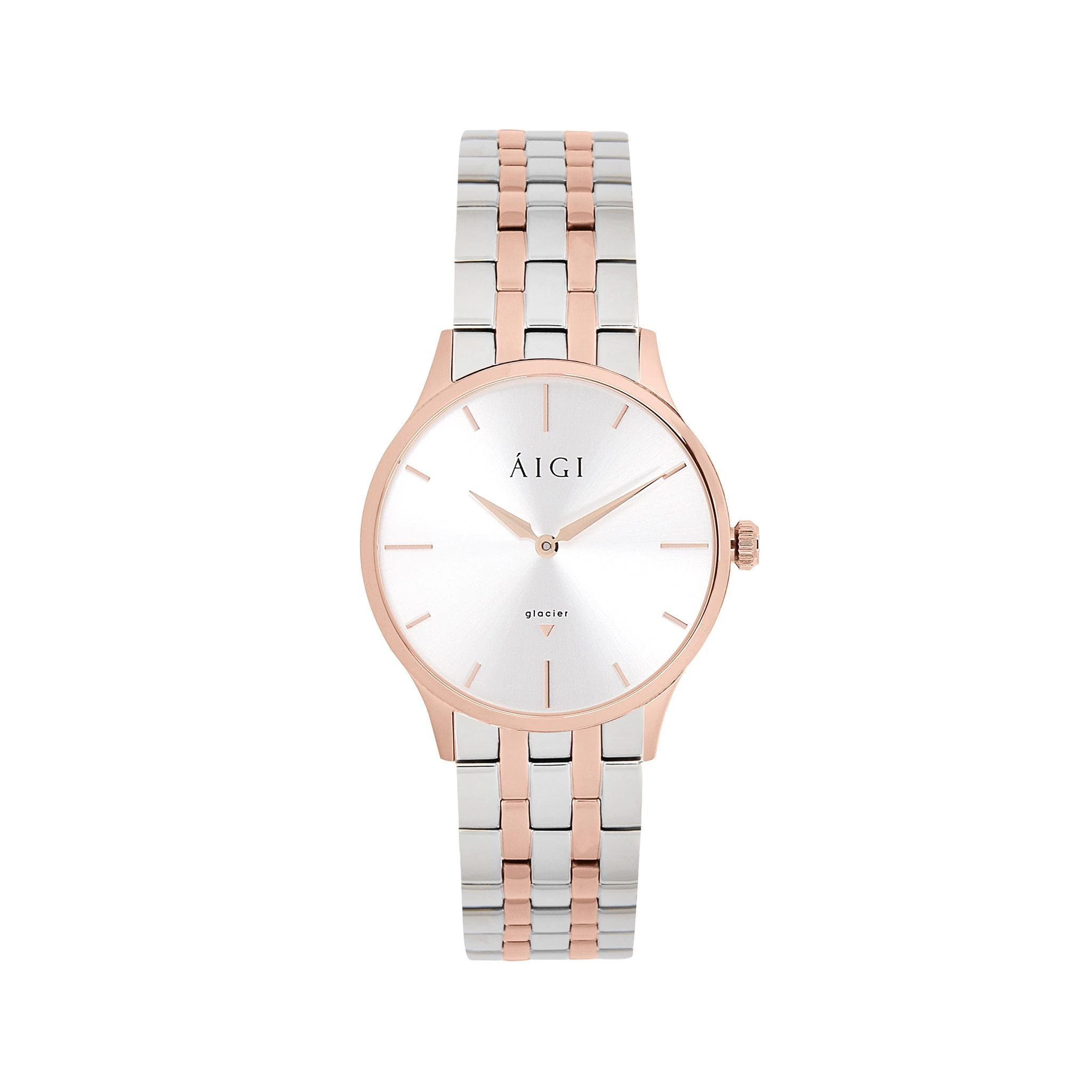 Aigi Watches Glacier Rose 36mm Two-Tone Watch