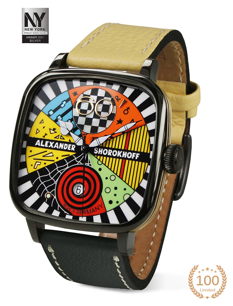 Alexander Shorokhoff Bunte Luxusuhr - Kandy AVG 2