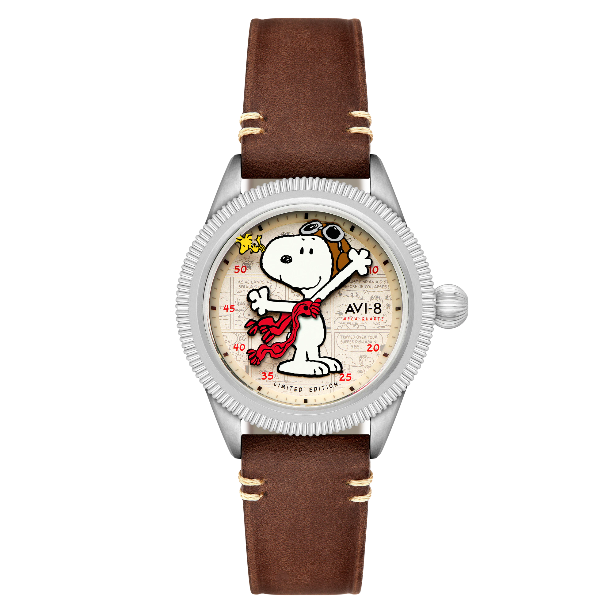 AVI-8 Flyboy Airmaster 40 Meca-Quartz Snoopy Flying Ace