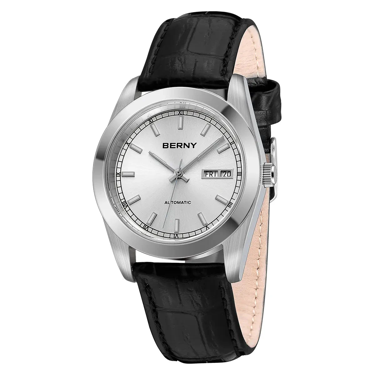 BERNY BERNY-Men Automatic Dress Watch Day Date-AM009M