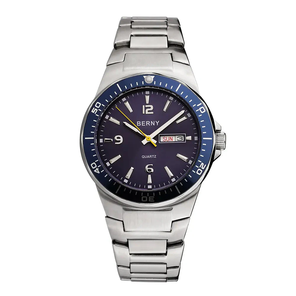 BERNY BERNY-Men Quartz Diver Watch-2634M
