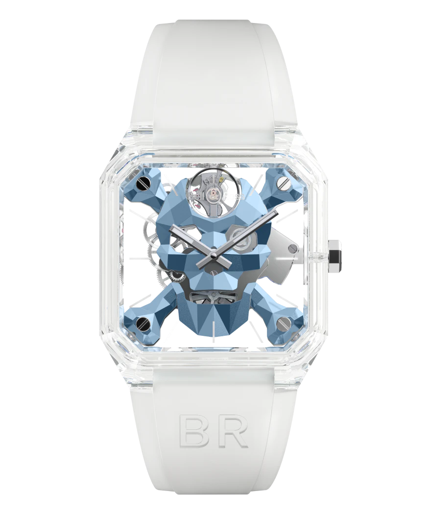 Bell & Ross BR-01 Cyber Skull Sapphire Ice Blue