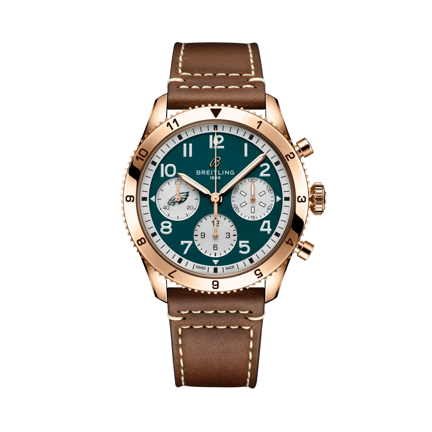 Breitling Classic Avi Chronograph 42 Super Bowl Lix Philadelphia Eagles Limited Edition