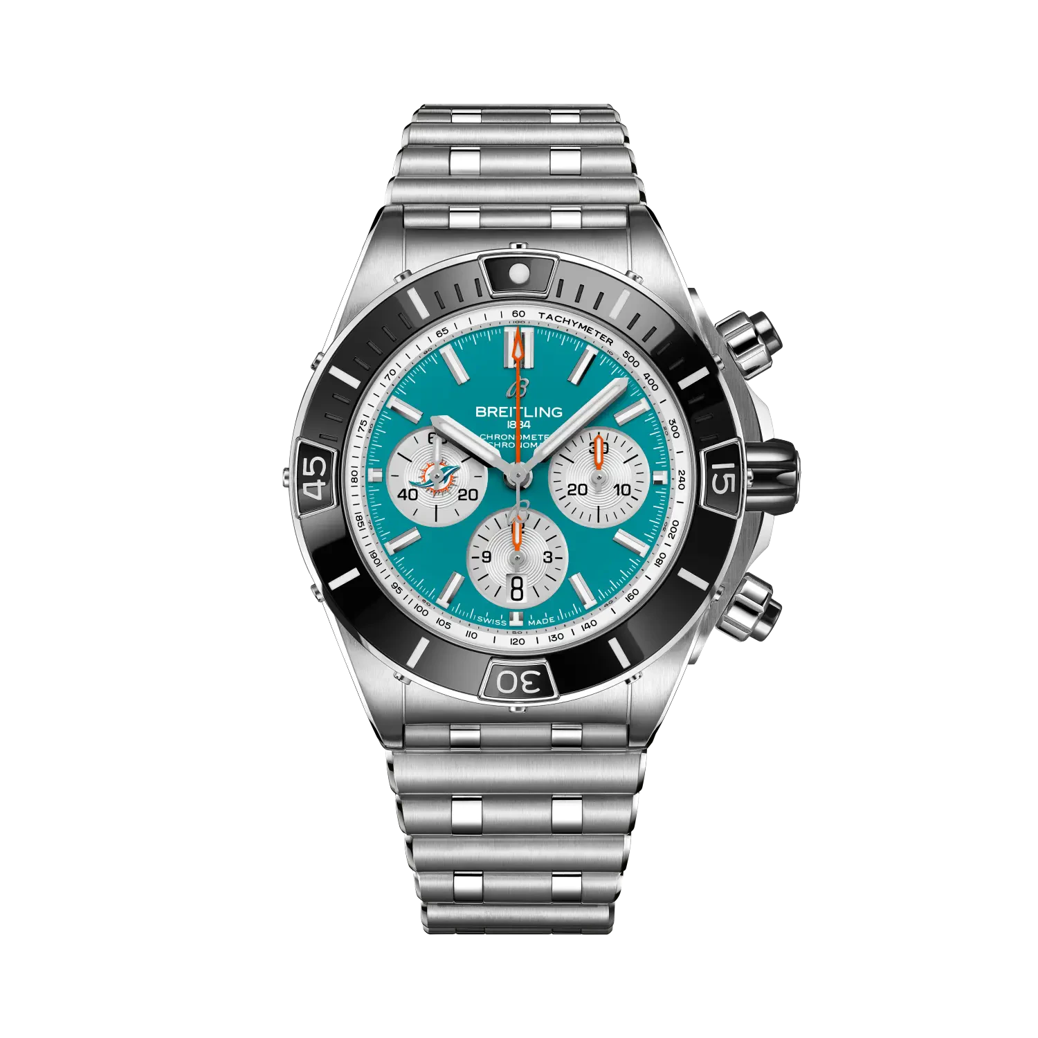 Breitling Super Chronomat B01 Chronograph 44 Nfl Miami Dolphins