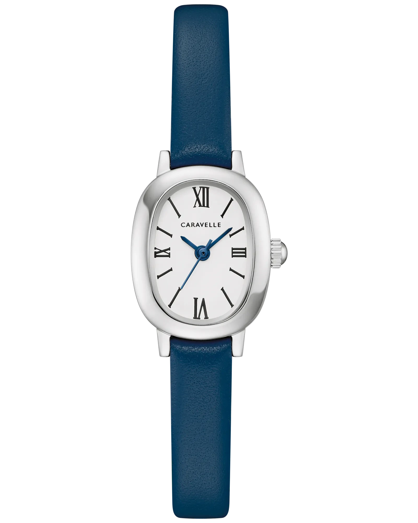 Bulova White Dial Leather Strap Vintage Classic 43L227