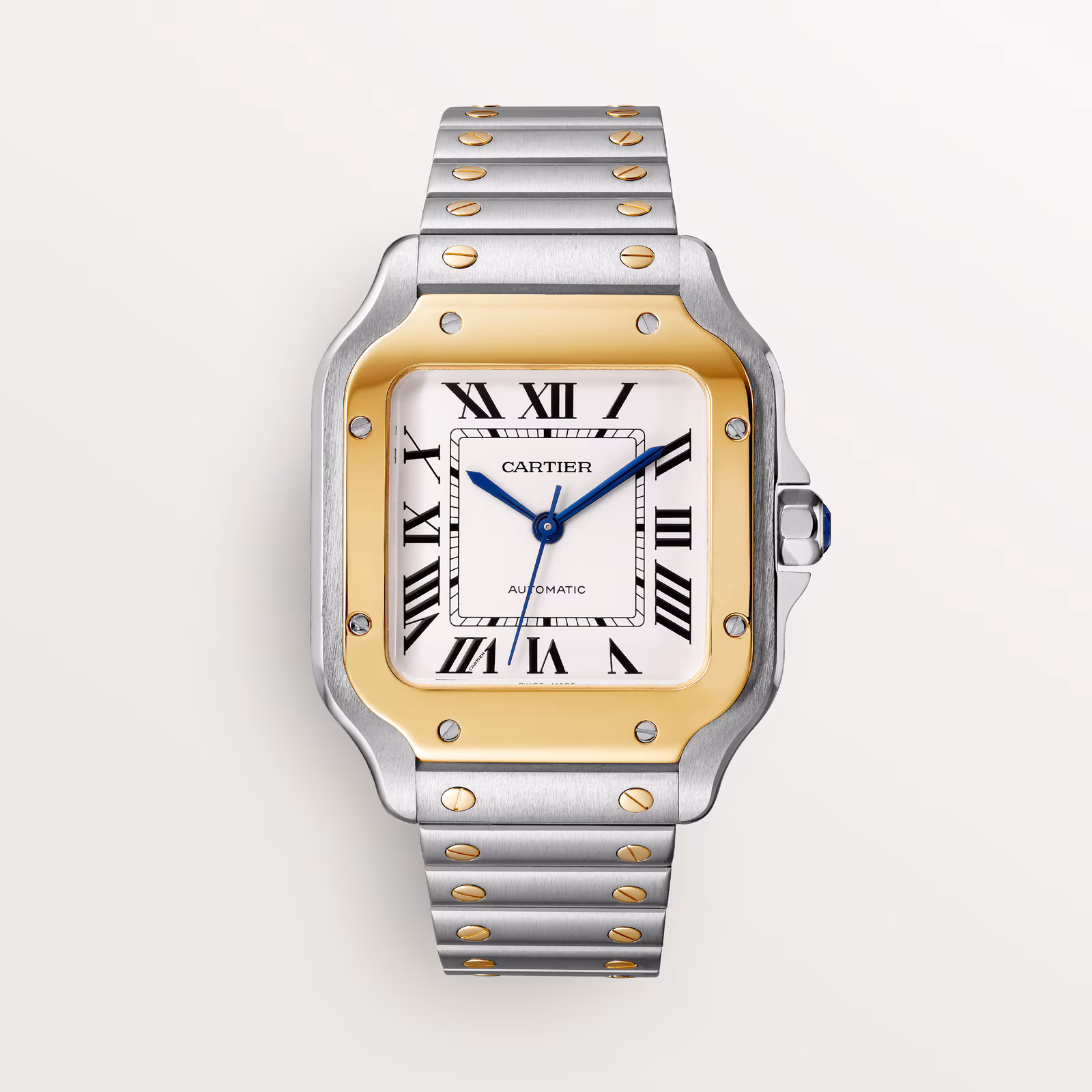 Cartier Santos de Cartier Medium Model Yellow Gold