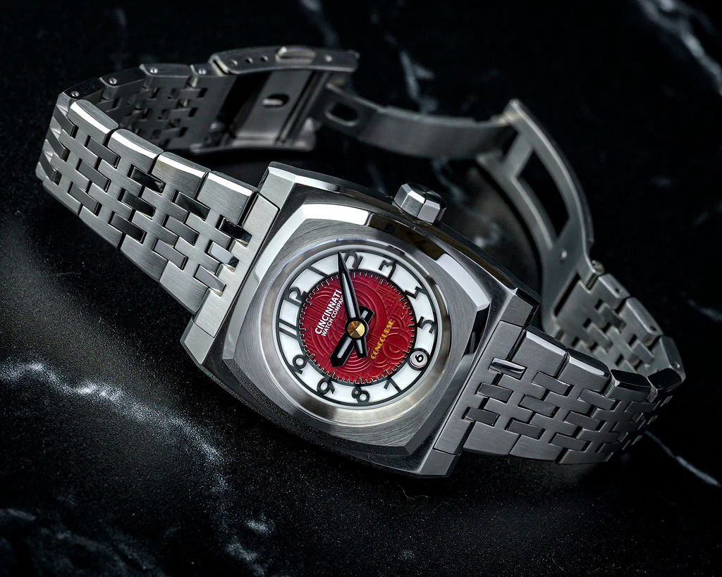 Cincinnati Watch Company Concourse Burgundy
