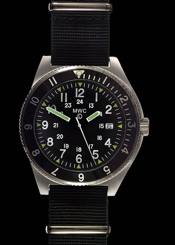 Cooper Watches MWC 300m Water Resistant Stainless Steel Navigator Watch with Super Luminova