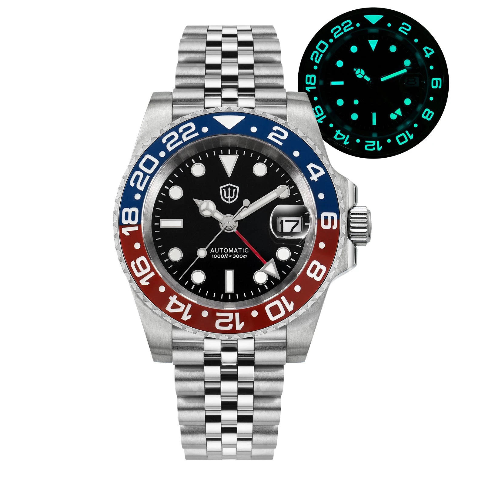 Cronos Watchdives WD16760 NH34 Sub GMT Watch V2