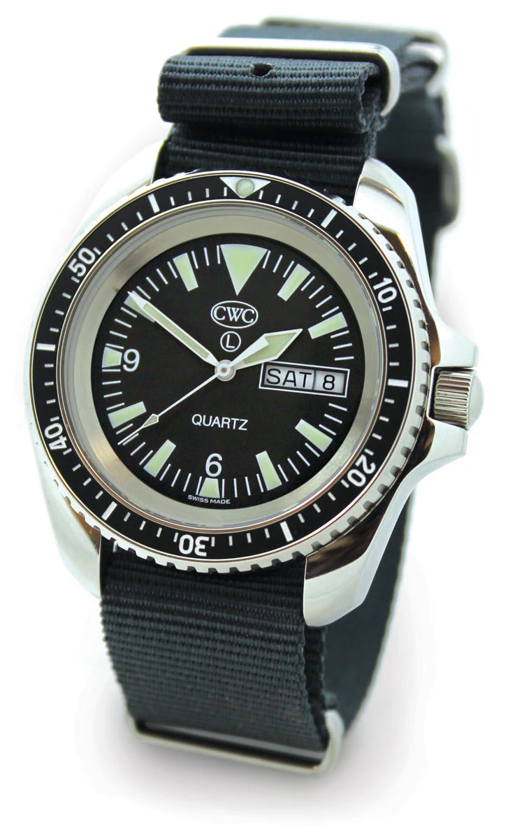 CWC (Cabot Watch Company) Automatic Divers Watch Mk.2 Black with Date