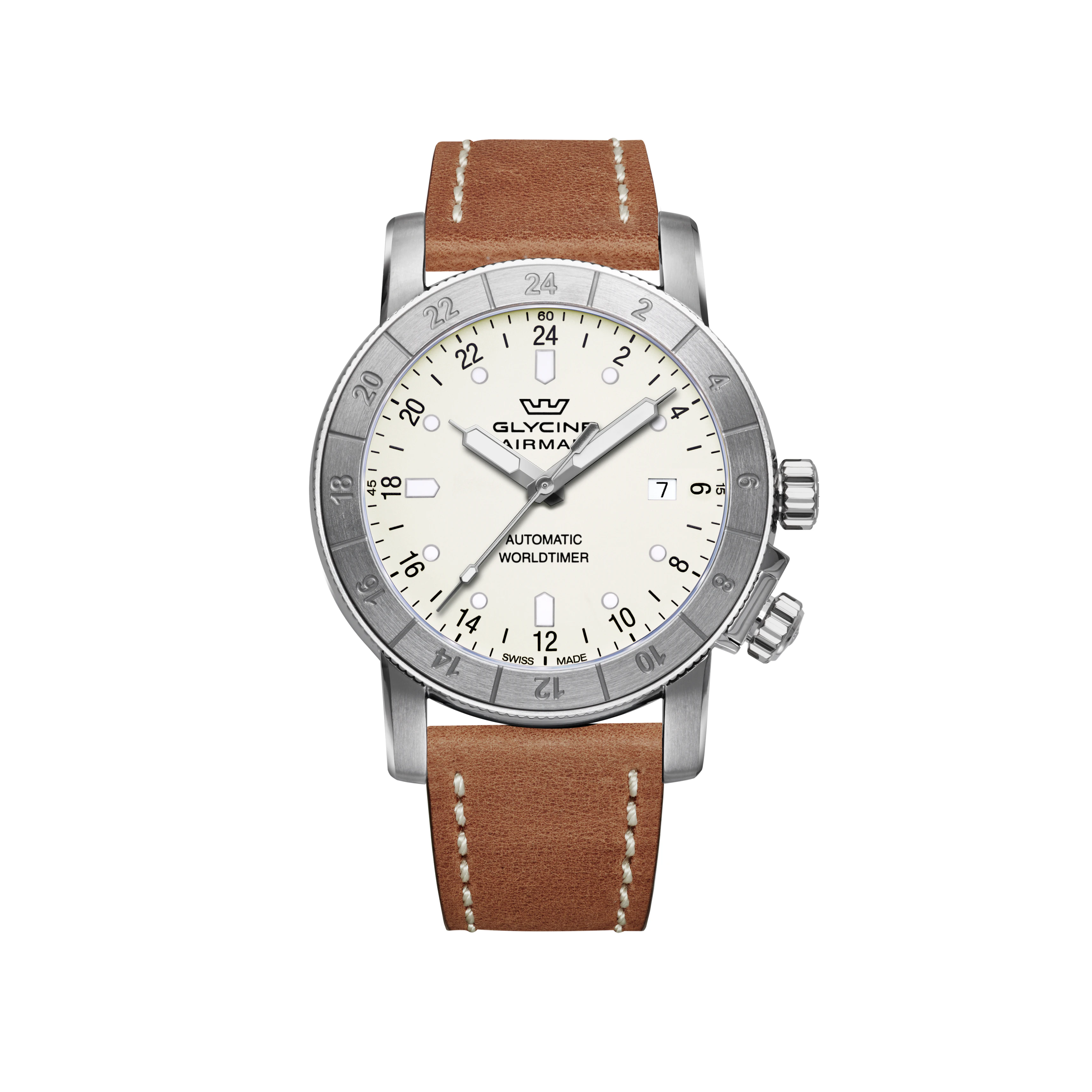 Glycine Men's Airman Purist 42mm Automatic Watch GL0141
