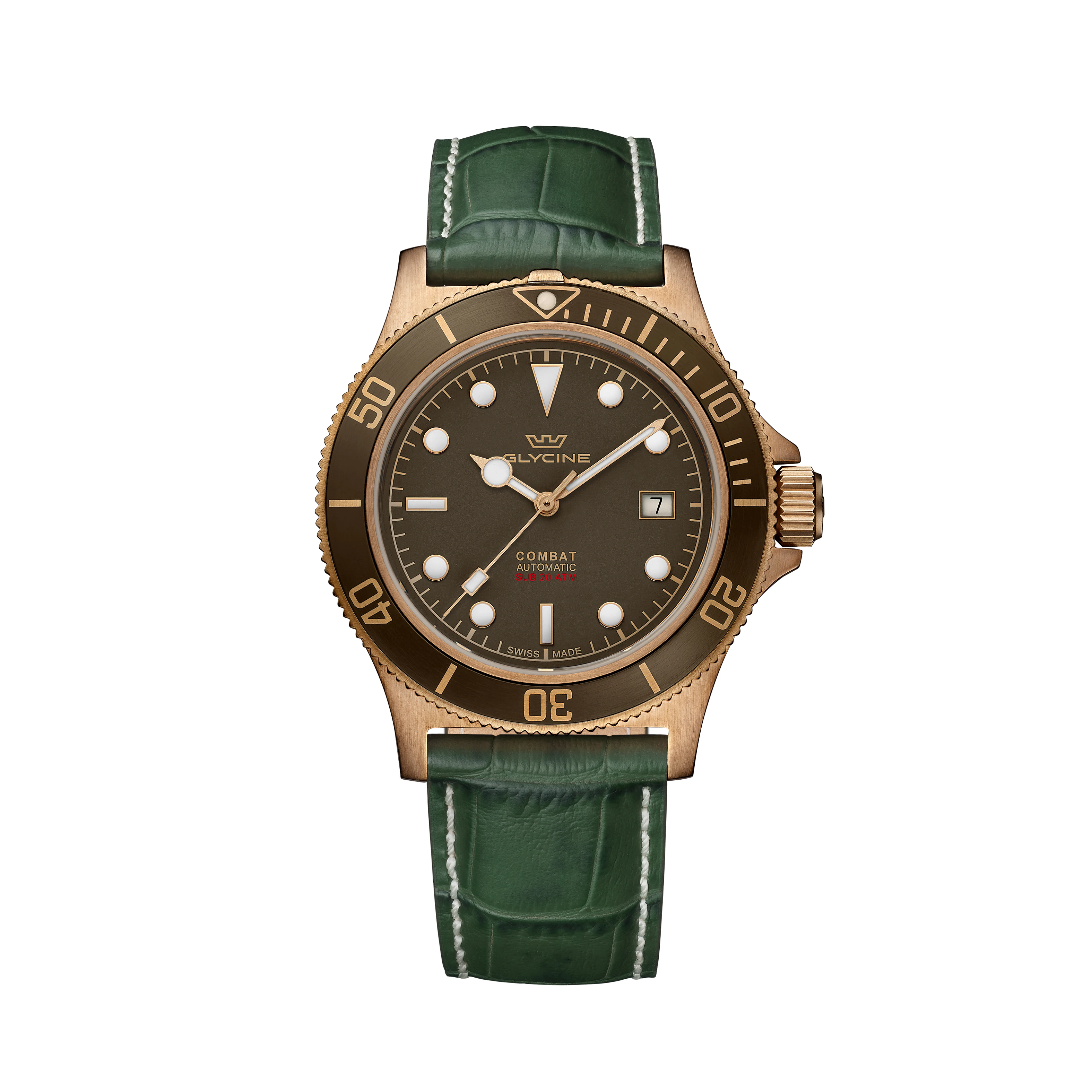 Glycine Men's Combat Sub Bronze 42mm Automatic Watch GL0389