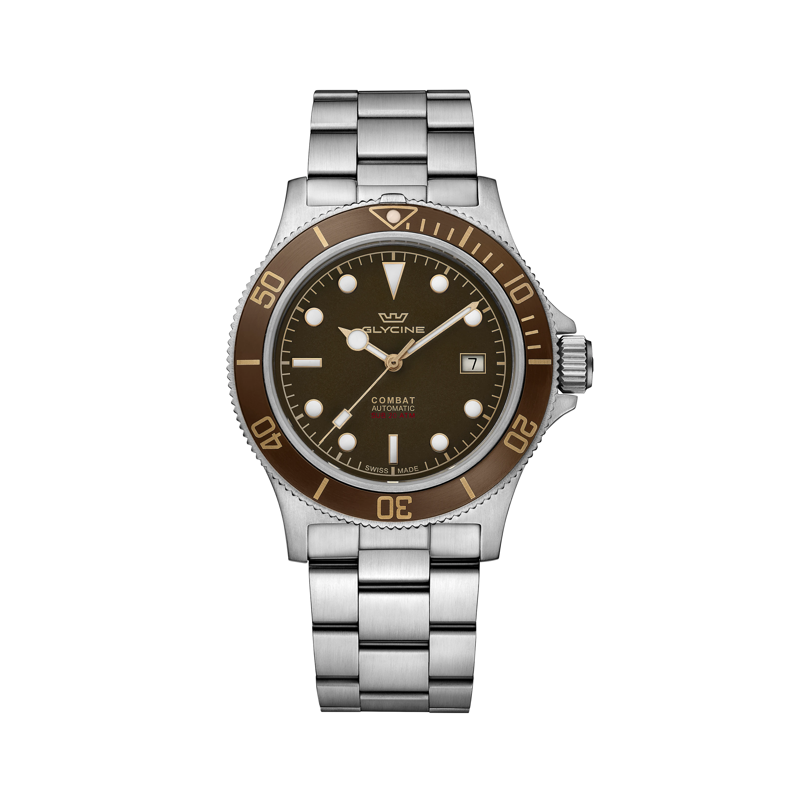 Glycine Men's Combat Sub Sport 42mm Automatic Watch GL0486