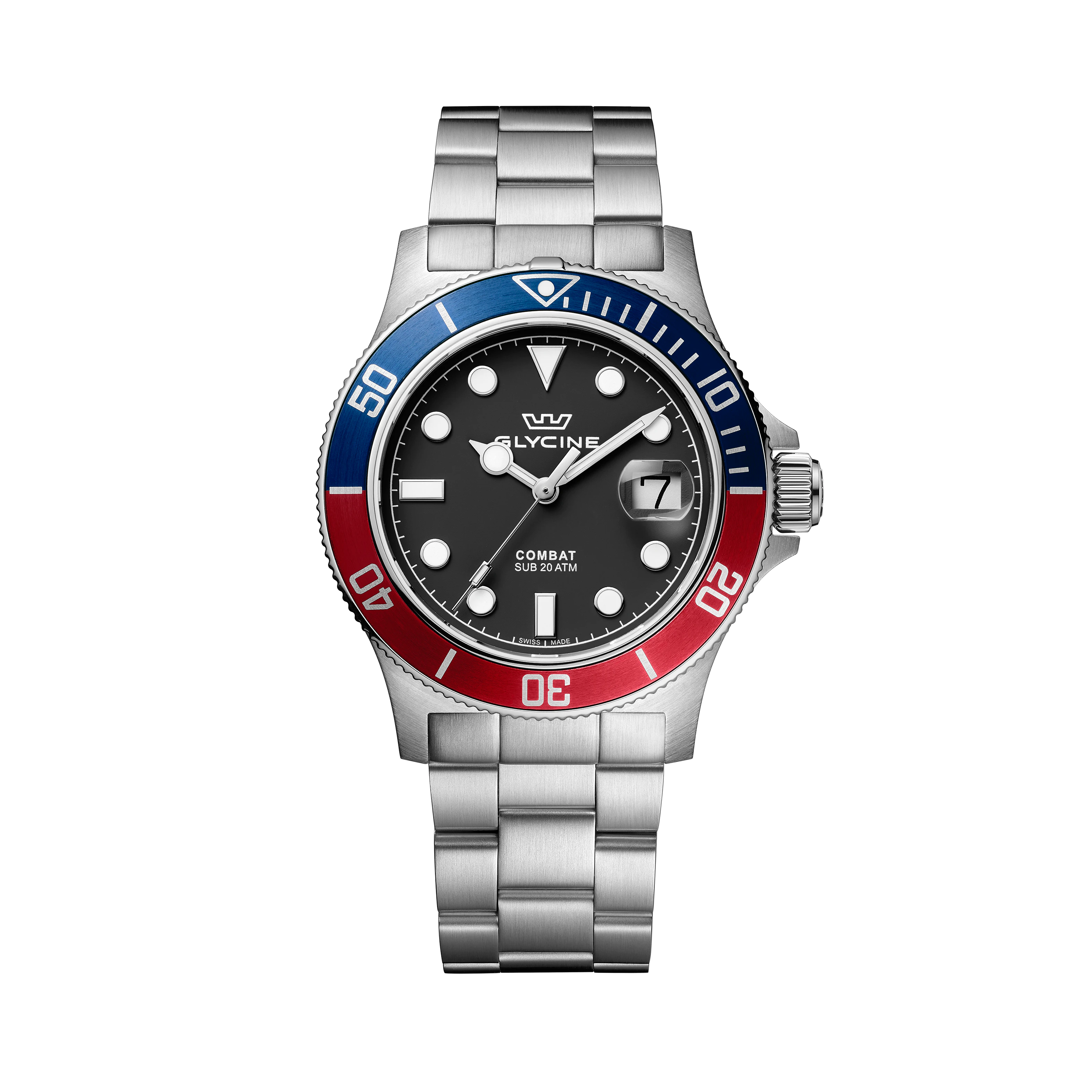 Glycine Men's Combat Sub Sport 42mm Quartz Watch GL1015