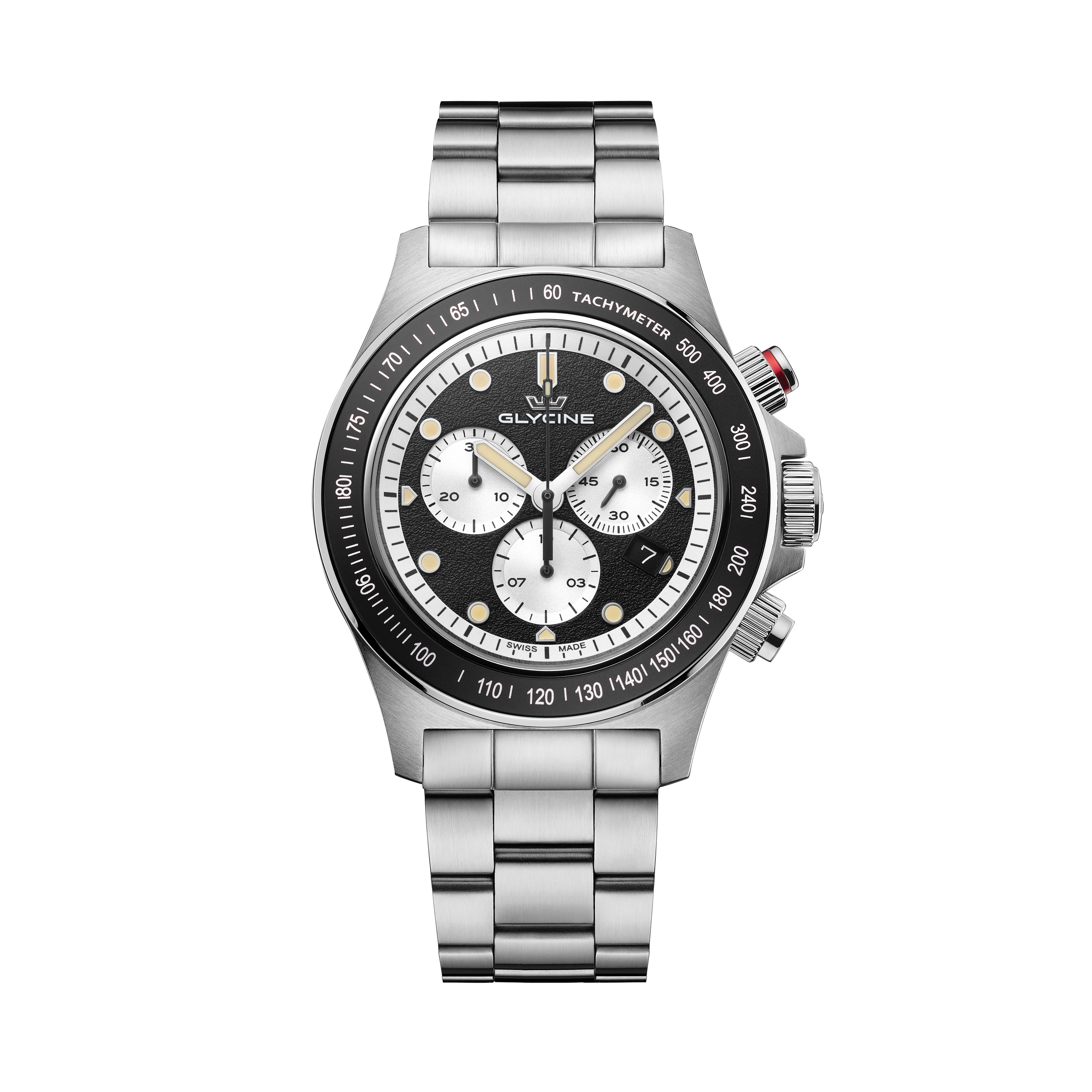 Glycine Men's Combat Chronograph Sport 43mm Quartz Watch GL1045