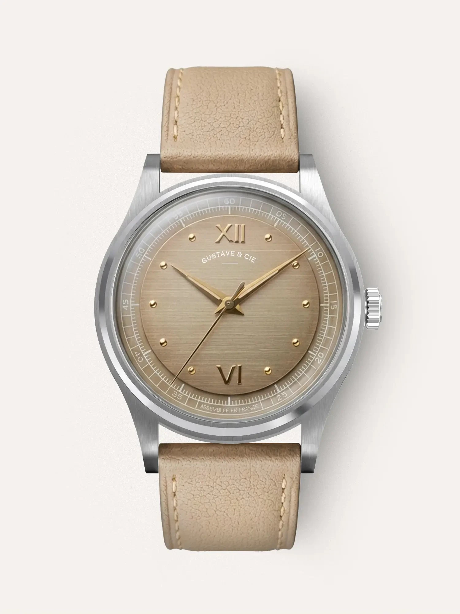 GUSTAVE & CIE LÉON 12H - ARGENT ET LIN - ÉDITION LIMITÉE
