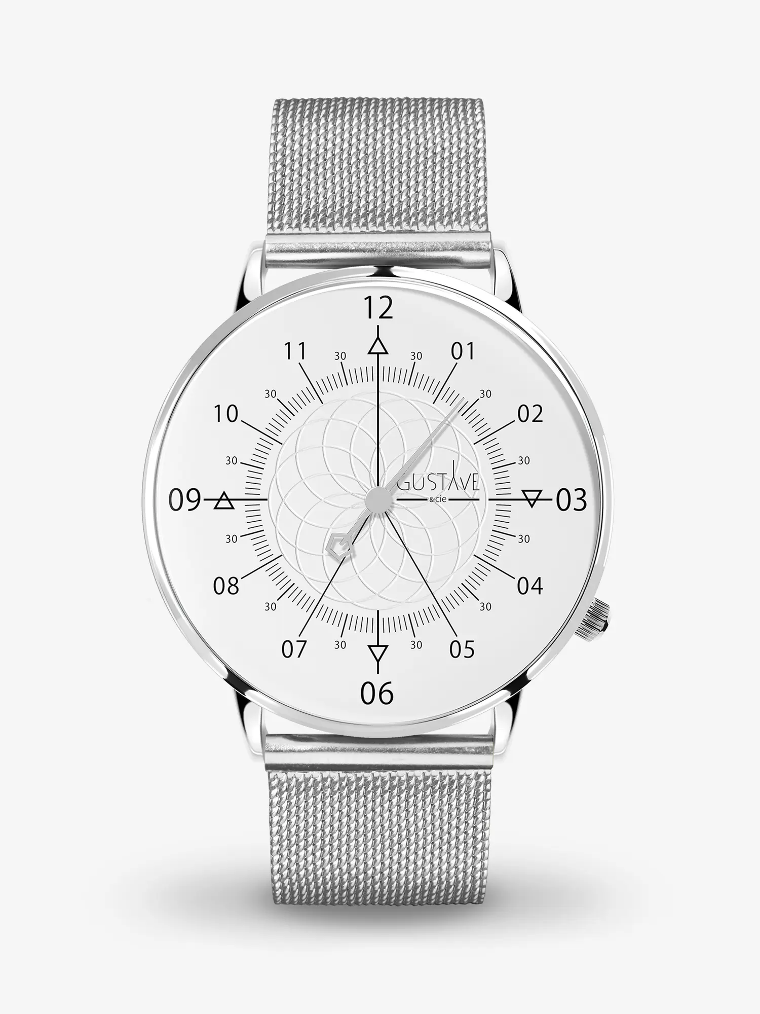 GUSTAVE & CIE LOUIS 12H - ARGENT ET