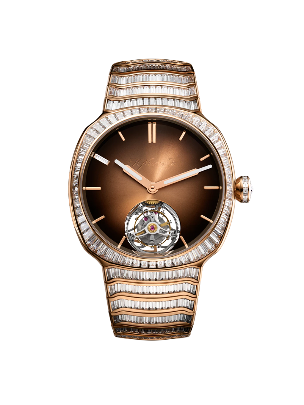 H. Moser & Cie. Streamliner Tourbillon Pierre Gasly Diamonds