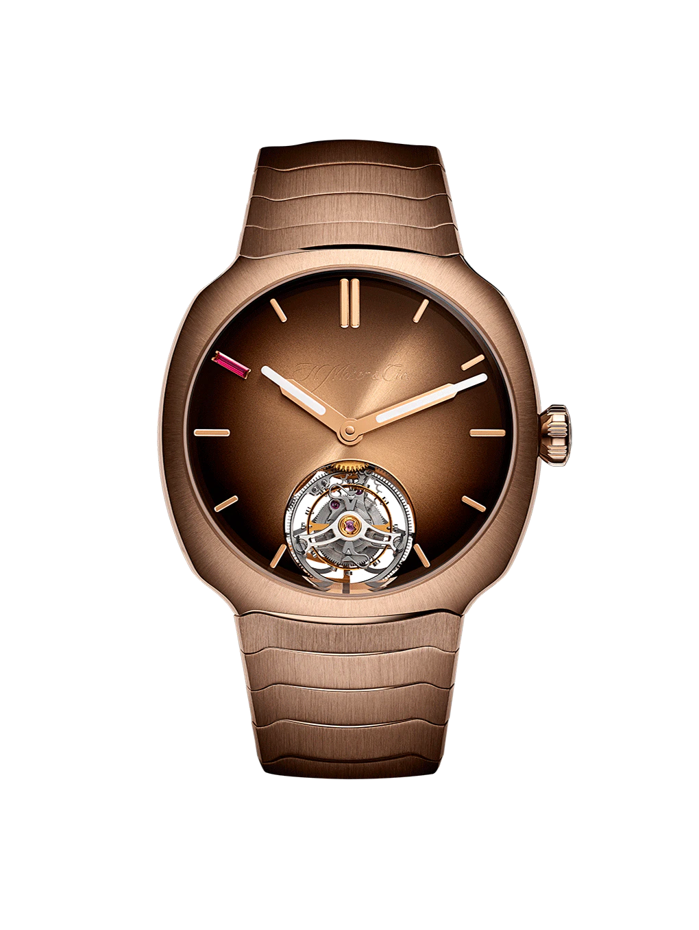 H. Moser & Cie. Streamliner Tourbillon Pierre Gasly Edition on Gold
