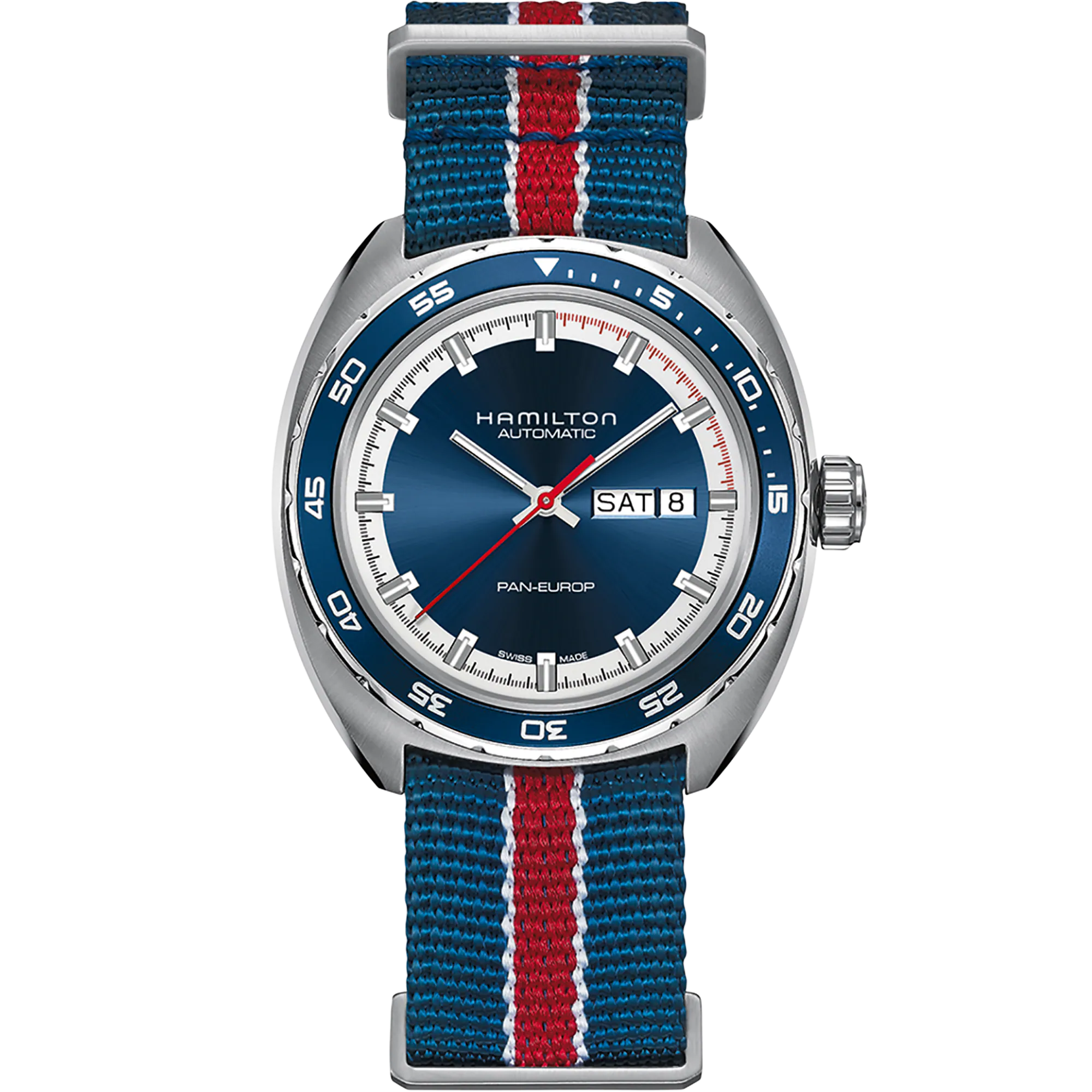 Hamilton American Classic Pan Europ Day Date Auto