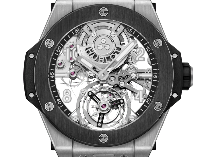 Hublot Big Bang Tourbillon Novak Djokovic Goat Edition Blue 44mm