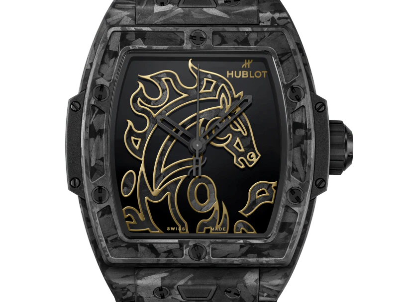 Hublot Spirit of Big Bang Year of Horse Frosted Carbon 42mm