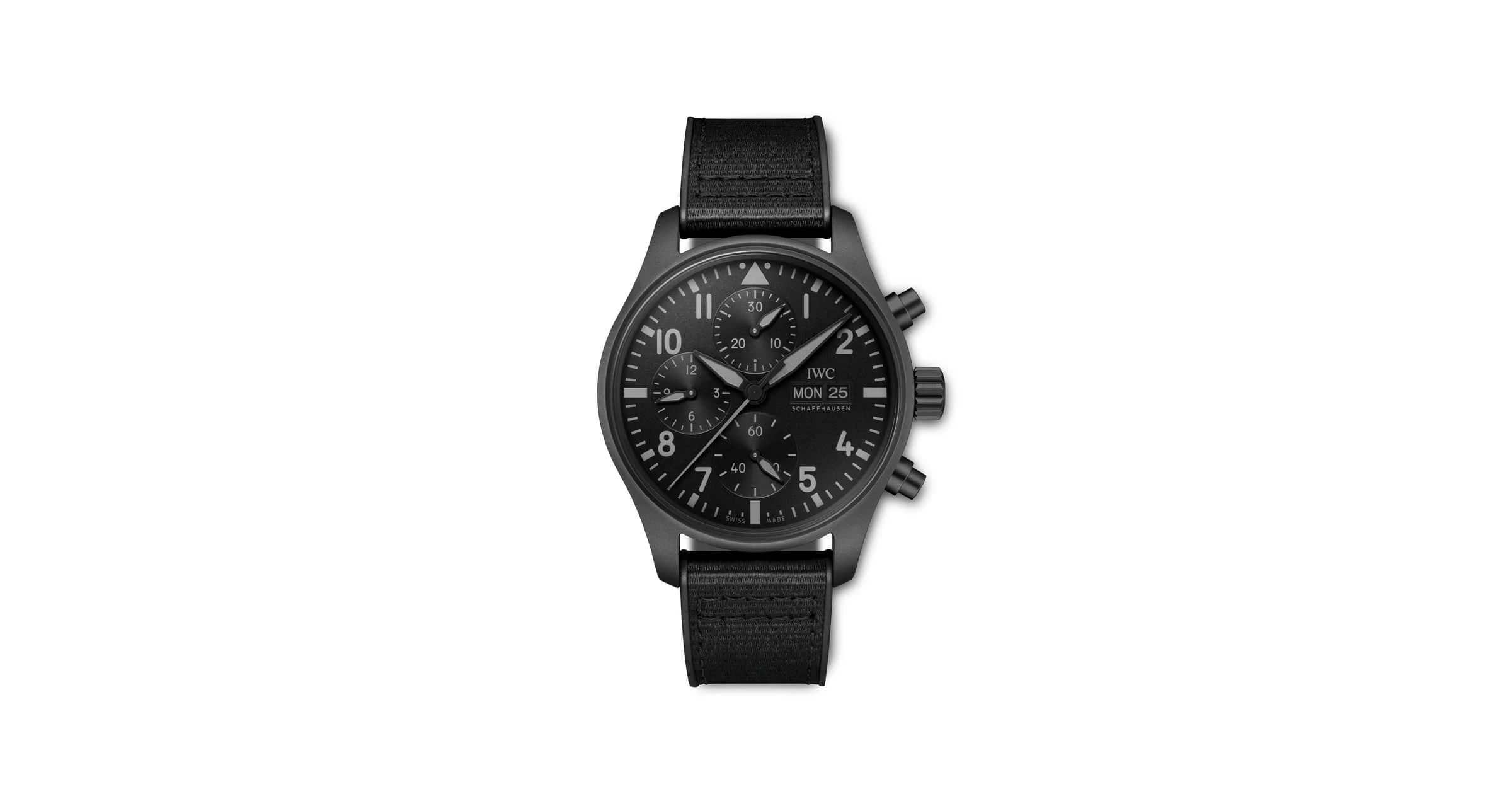 IWC Schaffhausen Iw388106 Pilots Watch Chronograph 41 Top Gun Ceratanium