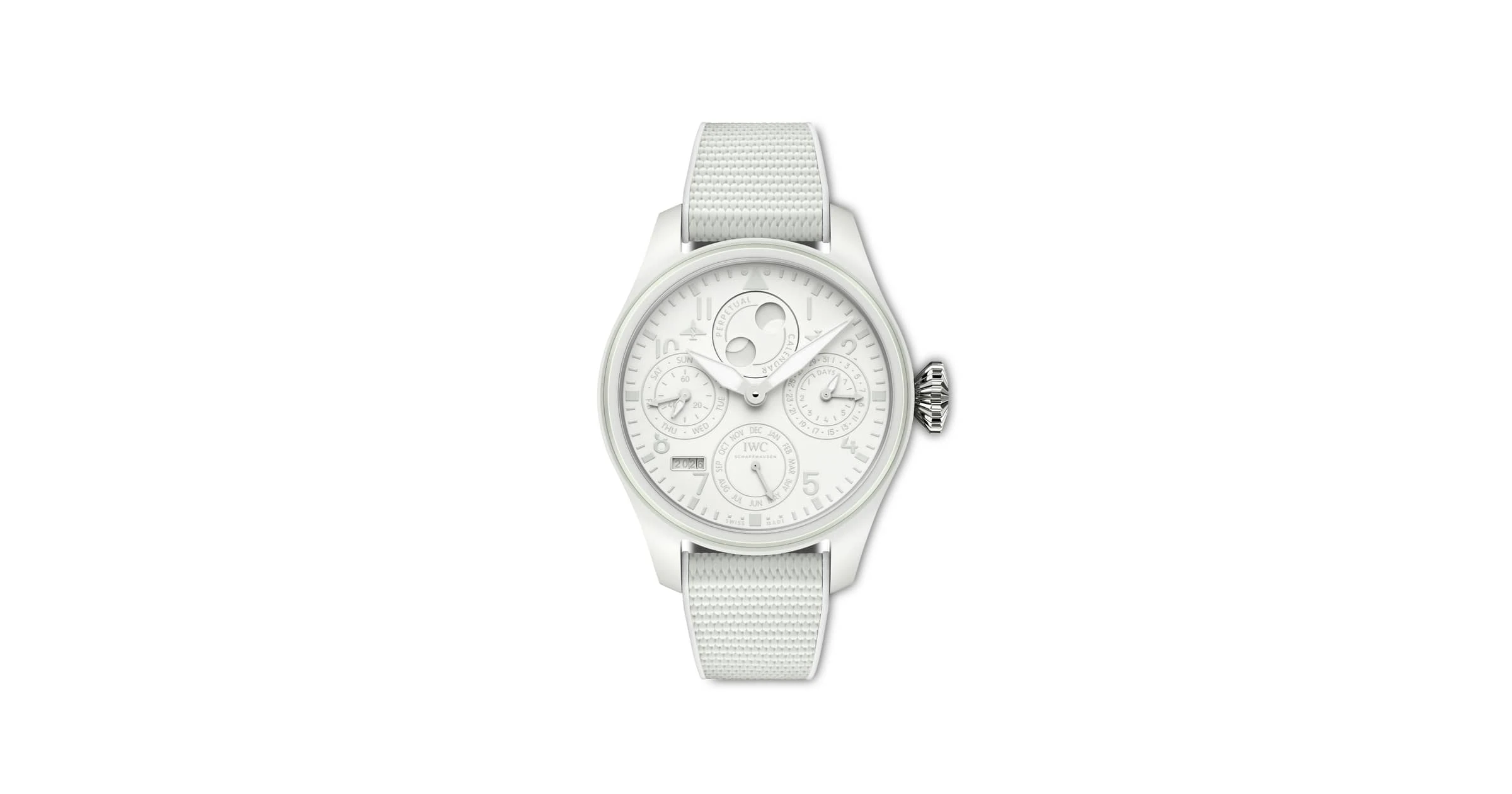 IWC Schaffhausen Iw505801 Big Pilots Watch Perpetual Calendar Ceralume