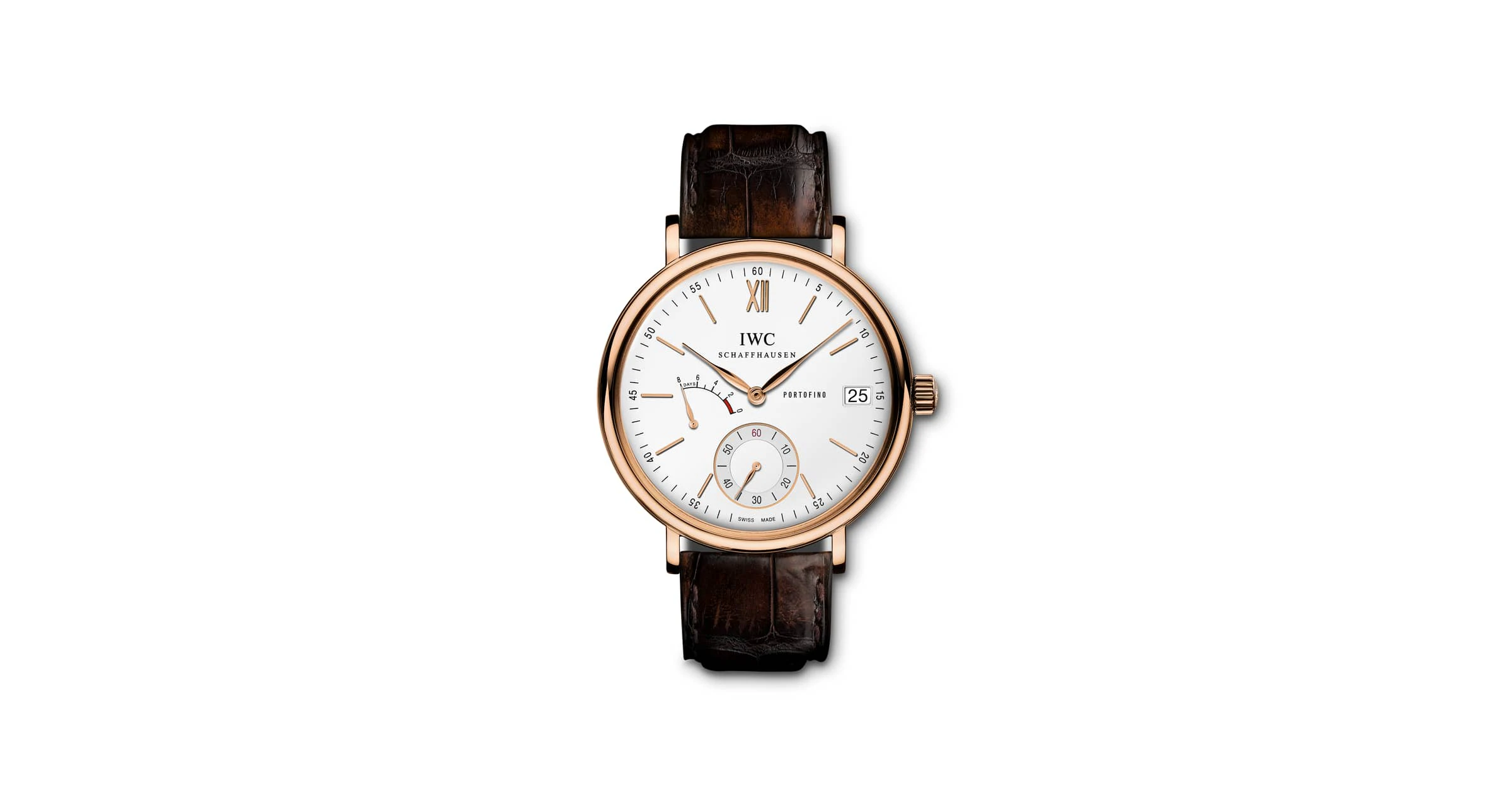 IWC Schaffhausen Iw510107 Portofino Hand Wound Eight Days