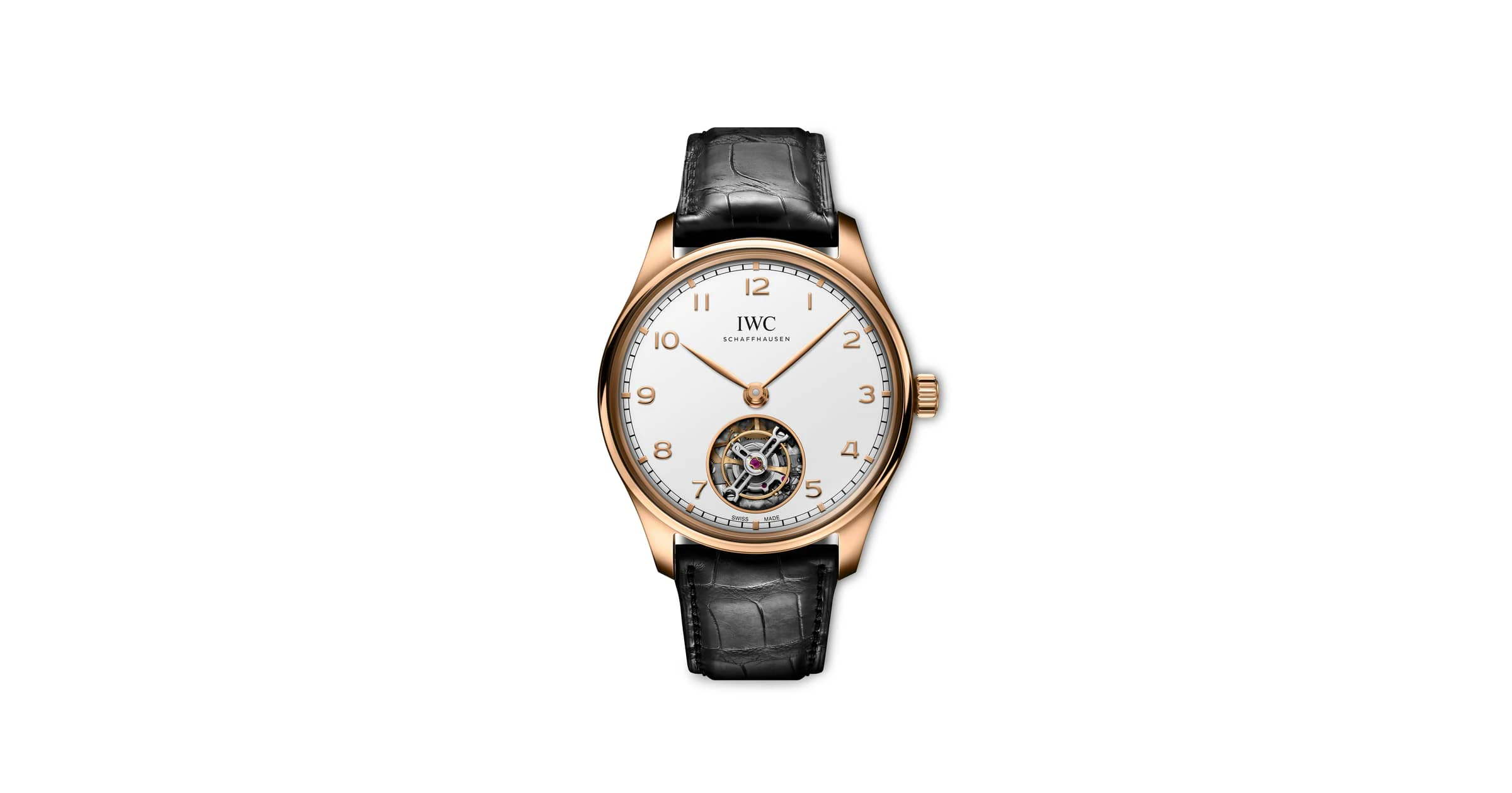 IWC Schaffhausen Iw545801 Portugieser Hand Wound Tourbillon