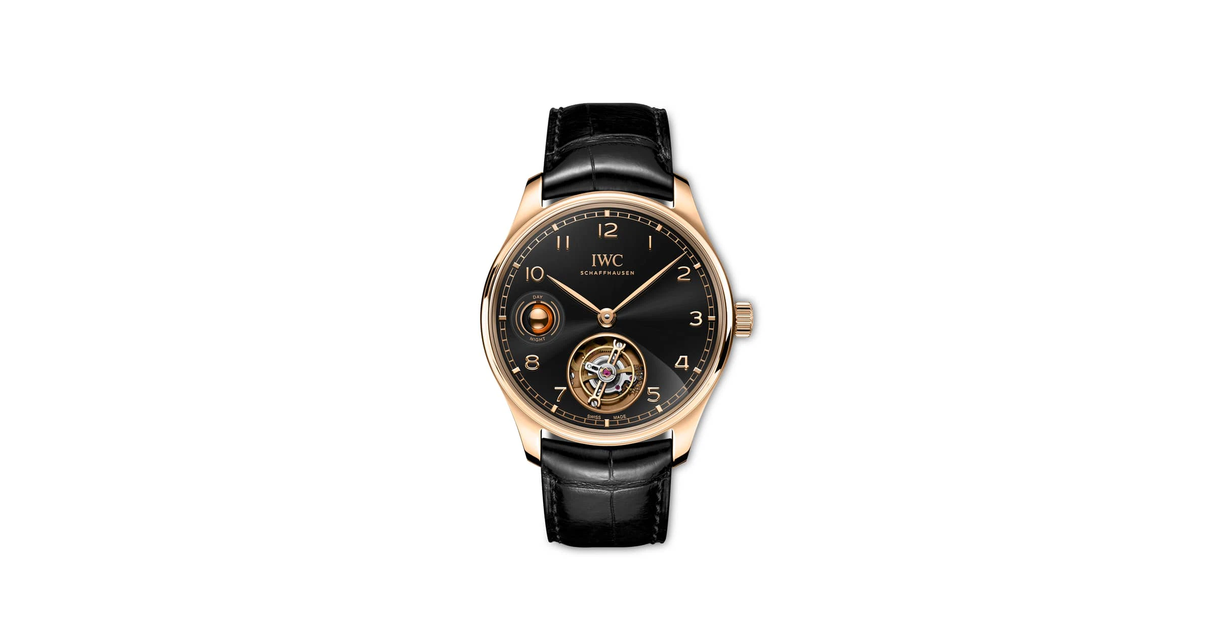 IWC Schaffhausen Iw545901 Portugieser Hand Wound Tourbillon Day Night