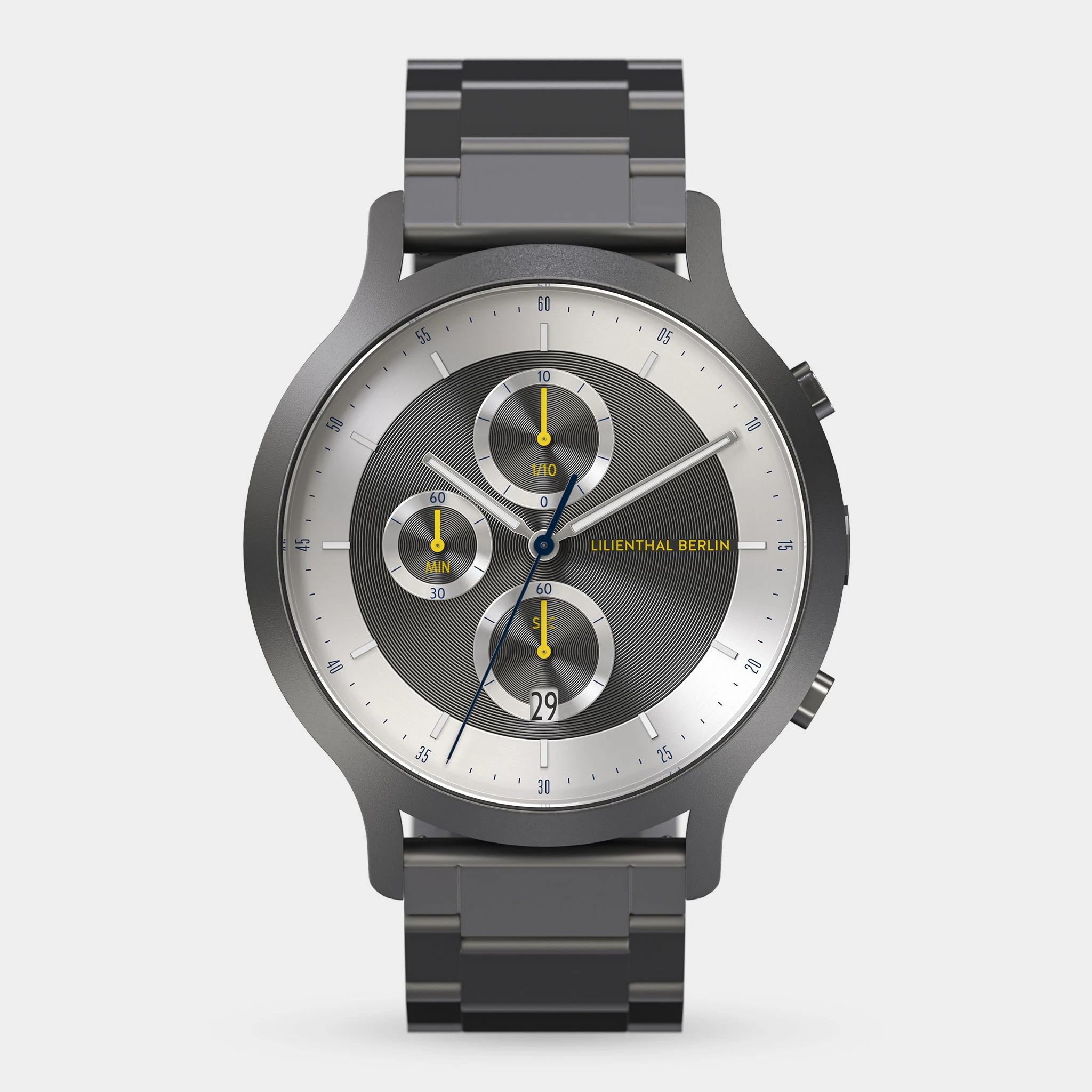 Lilienthal Berlin Chronograph LP – Dark Silver White