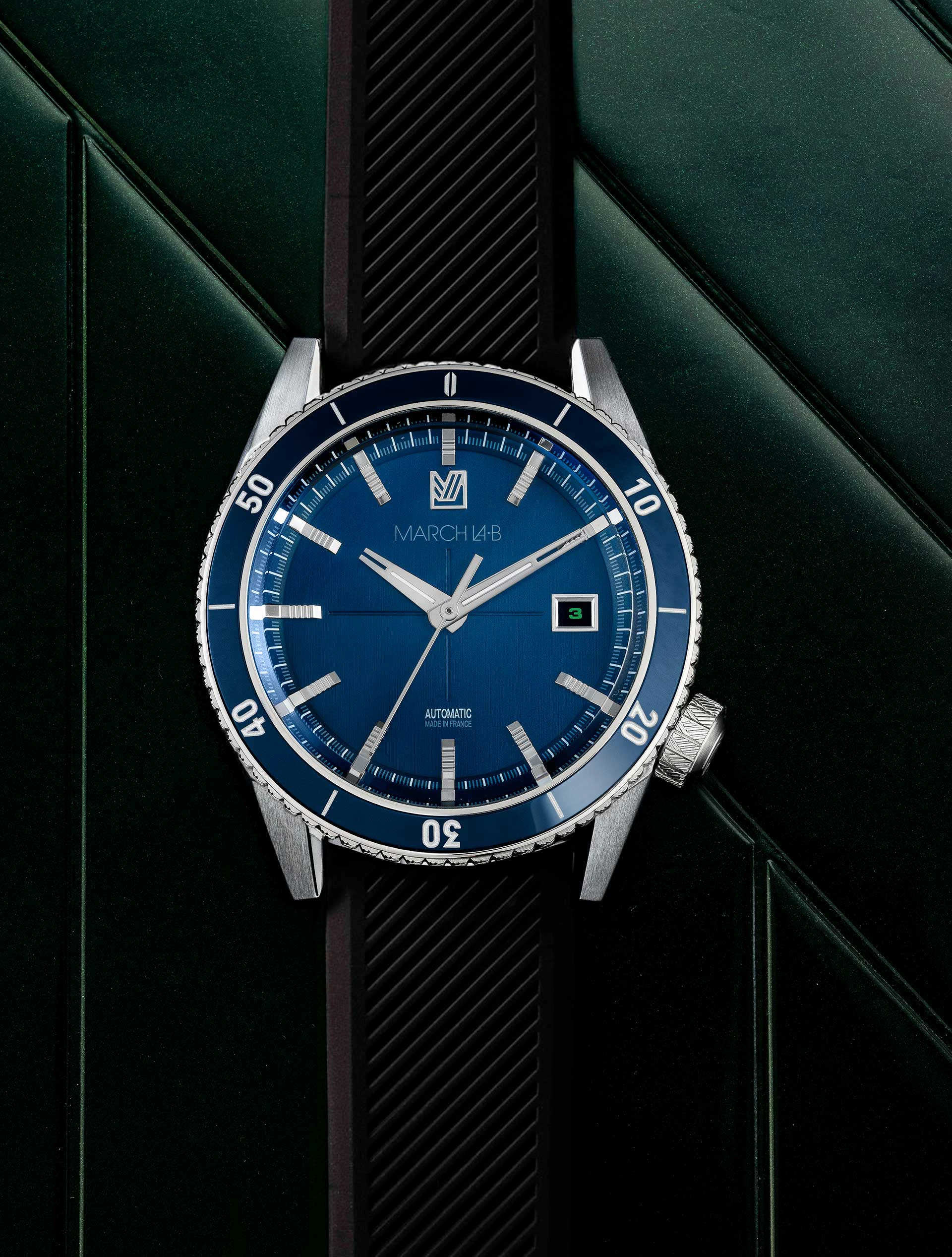 March LA.B Bonzer Automatique Double Blue
