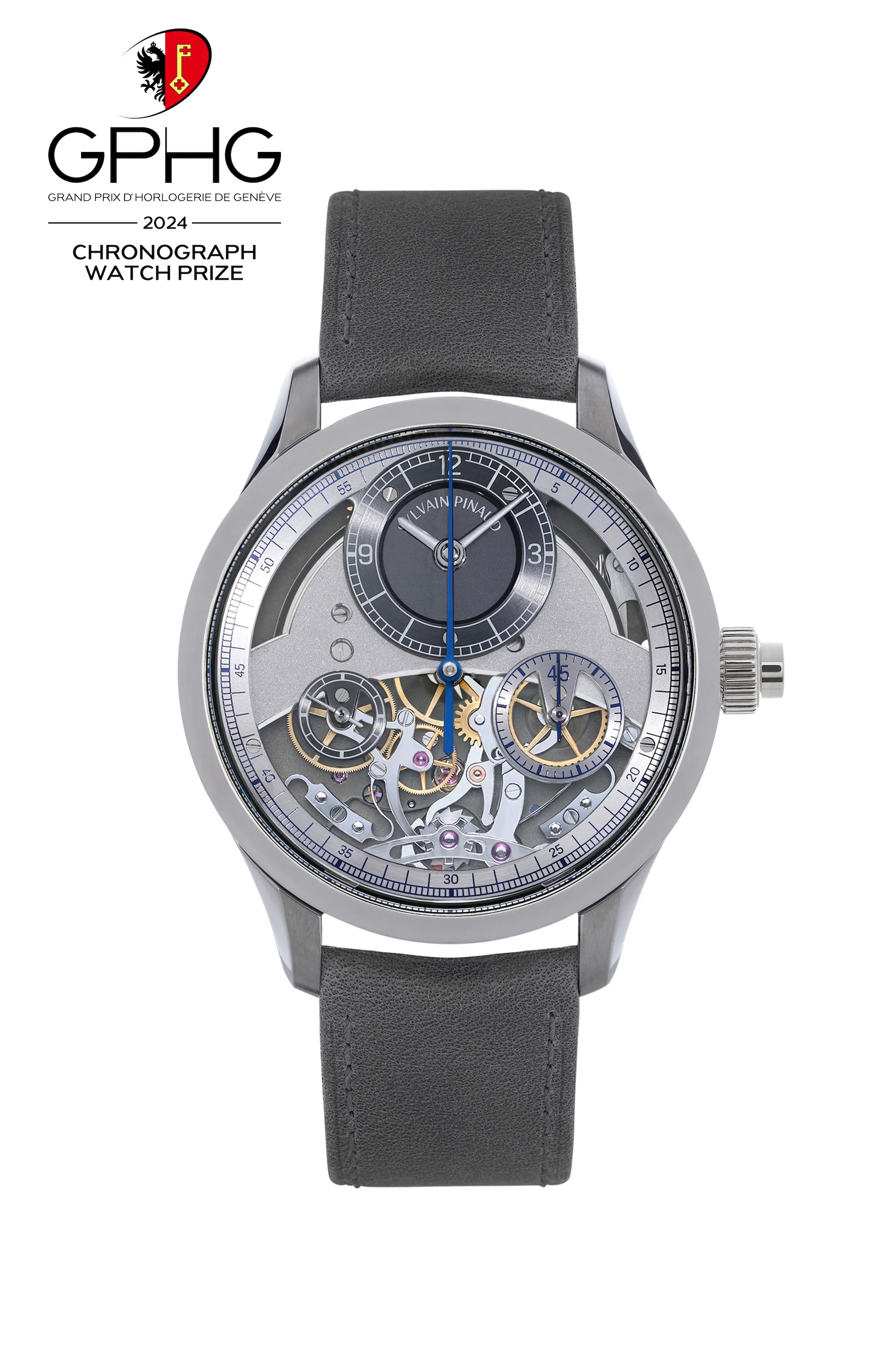 Massena LAB Chronograph Monopoussoir Sylvain Pinaud x Massena LAB