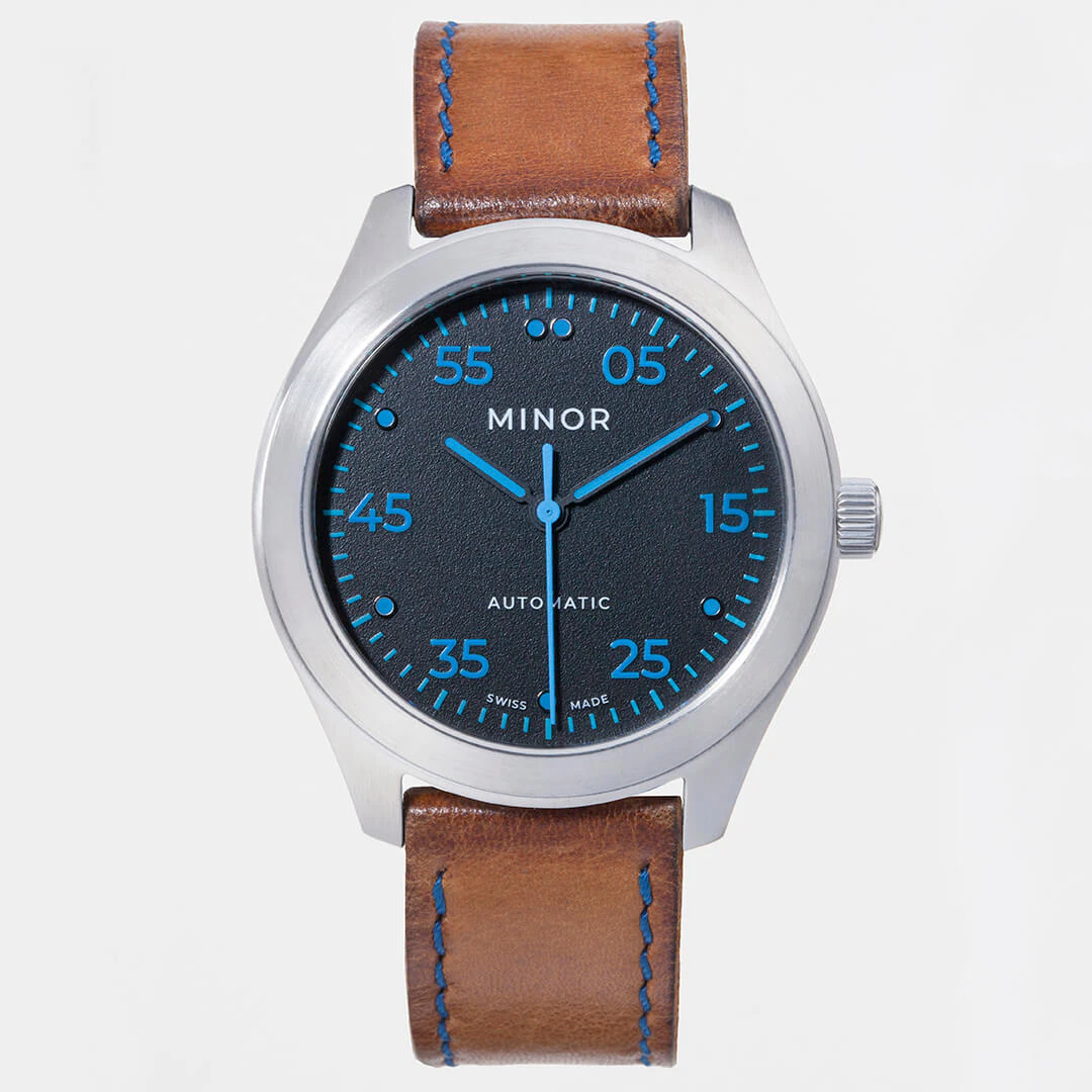 Minor Watches Minor Heritage Black Blue Automático