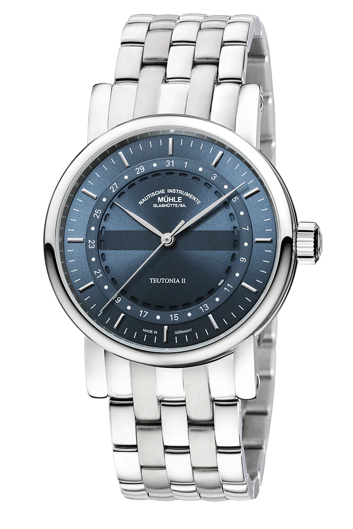 Mühle-Glashütte Teutonia II Ring date