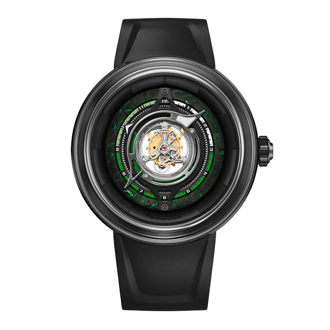 Peacock Watches Black Hole Central Tourbillon