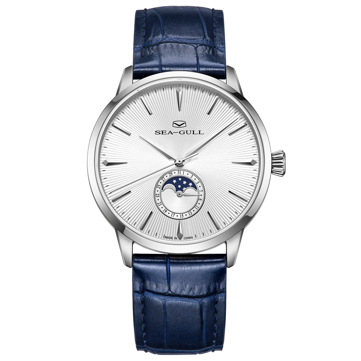 Seagull Extraordinary Series Moon Phase Dress Watch 40mm