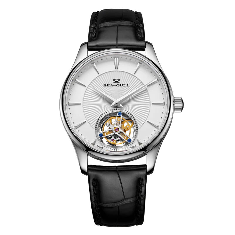 Seagull Textured Dial Coaxial Tourbillon 41mm