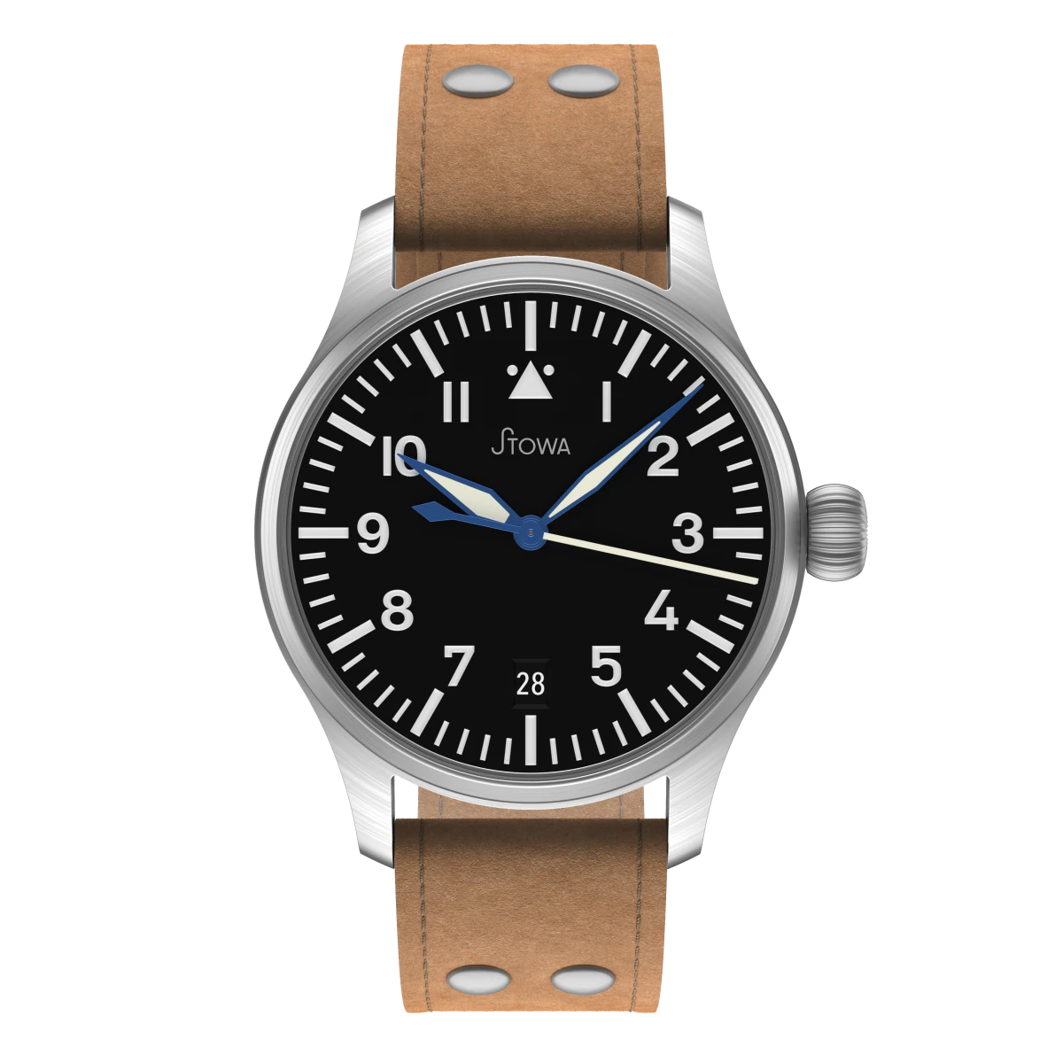 Stowa Flieger Klassik 36 AutomatikTop Ausführung mit Logo mit Datum Flieger