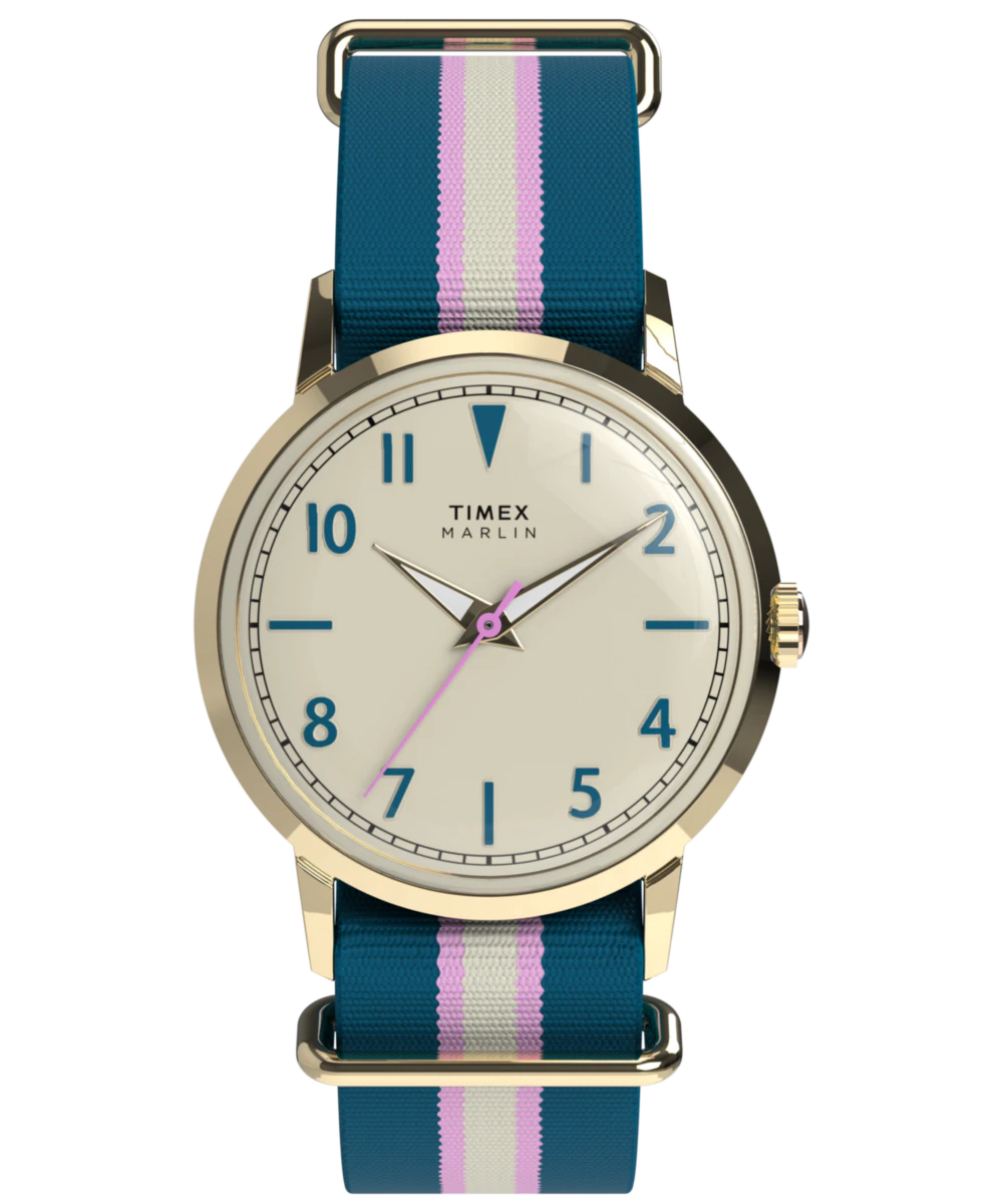 Timex Marlin 34mm Fabric Strap Watch