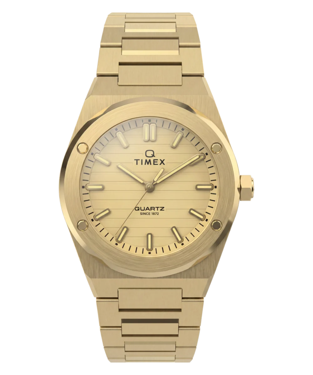 Timex Q Timex Marbella 34mm Stainless Steel Bracelet Watch