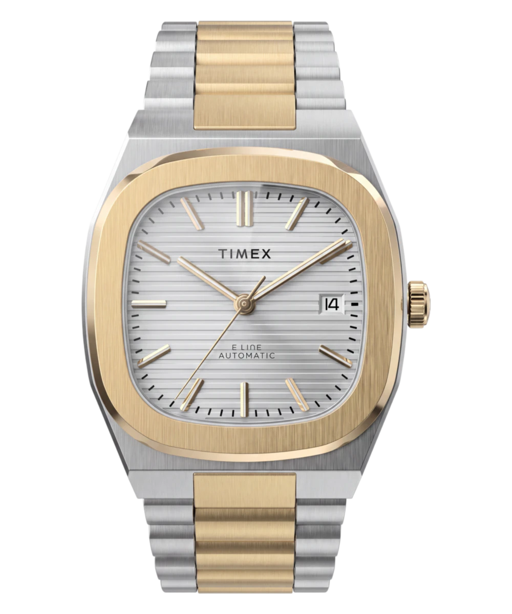 Timex Automatic E Line 38mm Stainless Steel Bracelet Watch