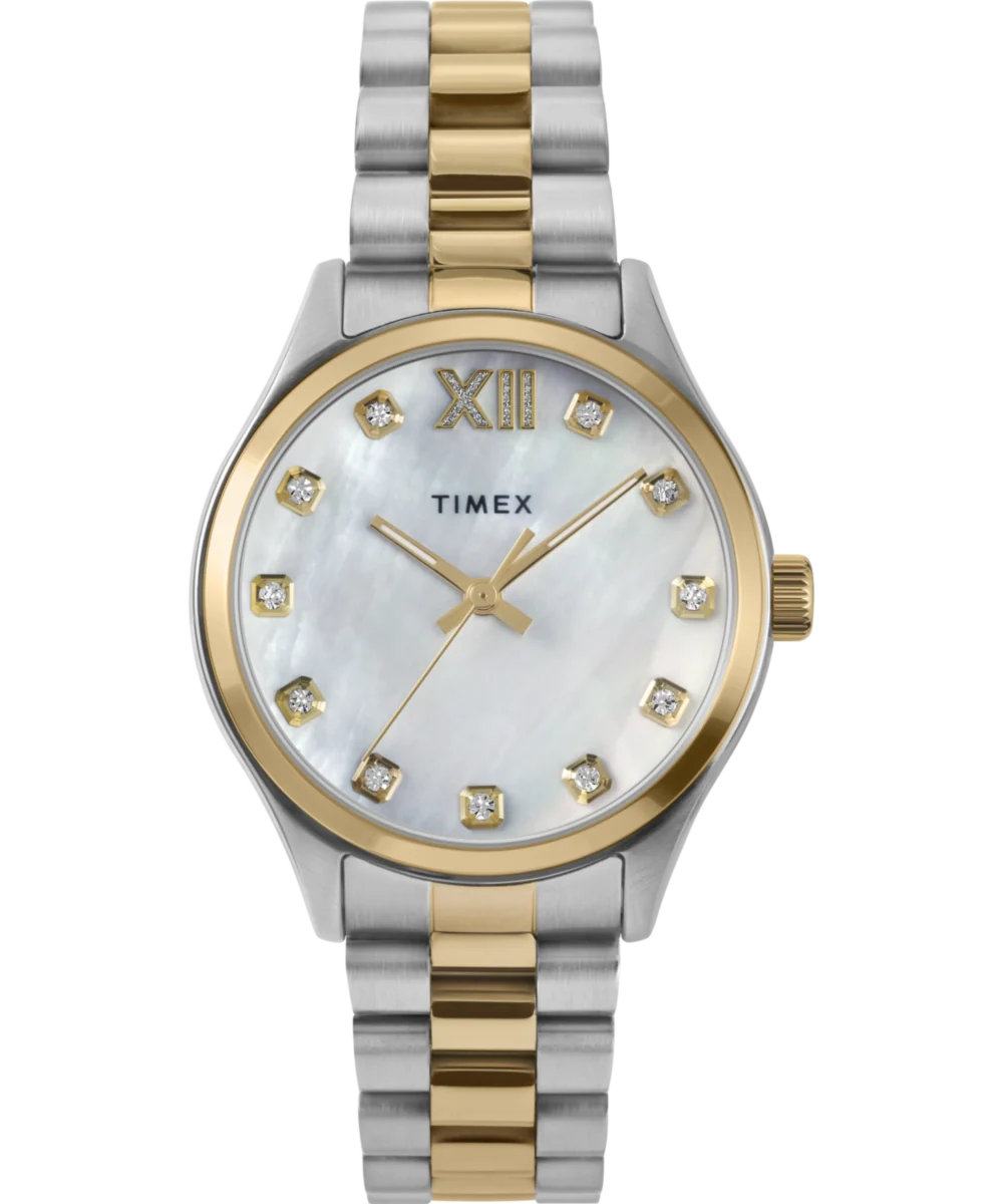 Timex Legacy 34mm Stainless Steel Bracelet Watch