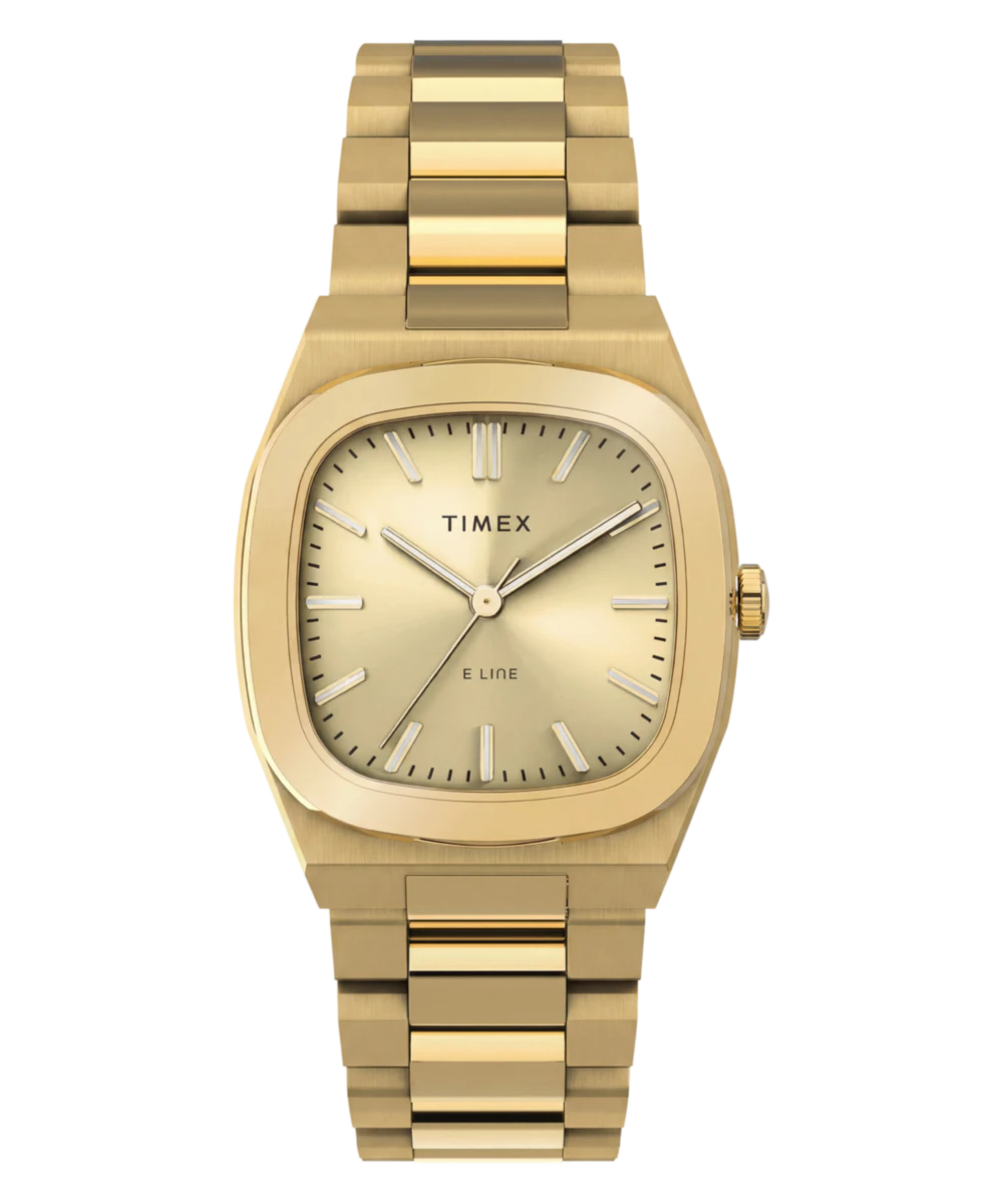 Timex Quartz E Line 30mm Stainless Steel Bracelet Watch