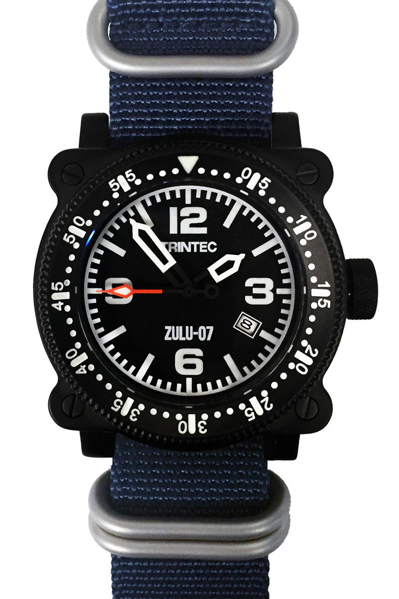 Trintec ZULU-07 PRO / Black/Blue / Automatic