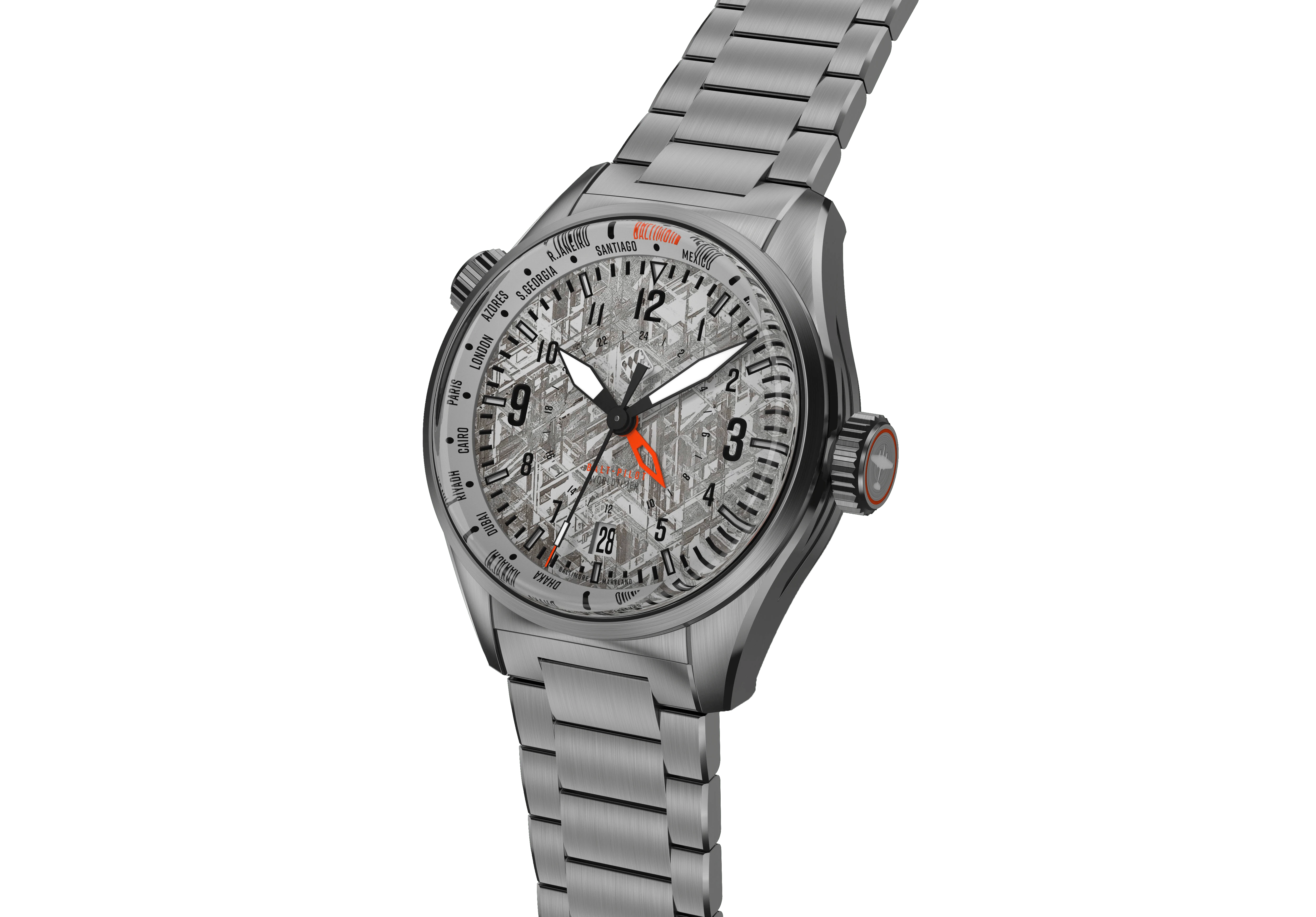 TSAO Baltimore Balt-Pilot Worldtimer Meteorite