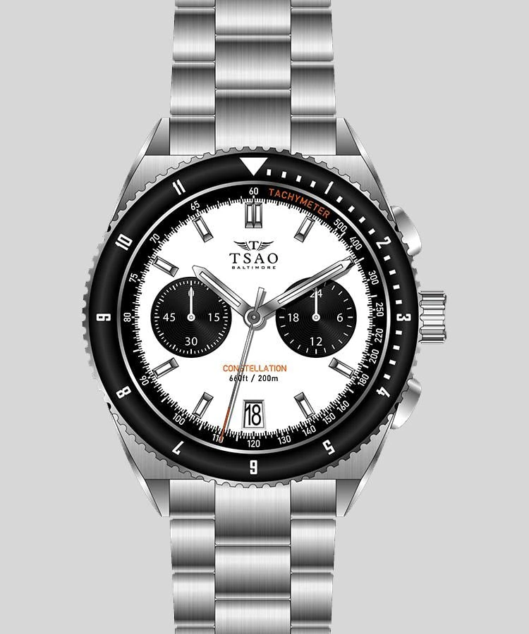 TSAO Baltimore Constellation Chrono-Diver - Panda