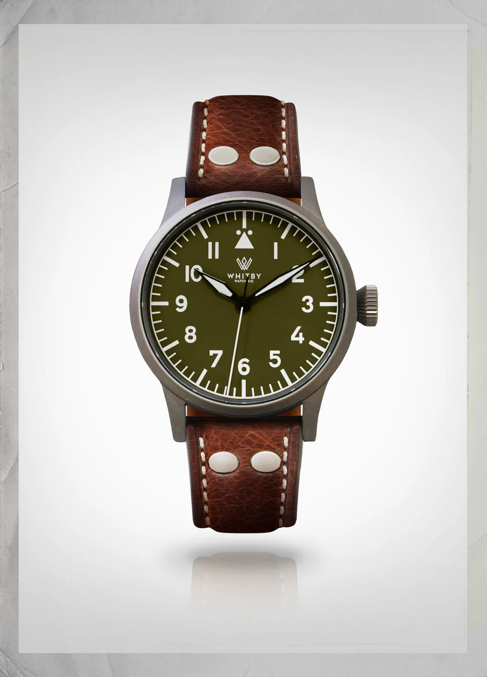Whitby Watch Co. Arrow - 39mm Type A MILITARY GREEN